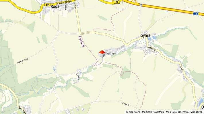 Geolyzer Kartenausschnitt