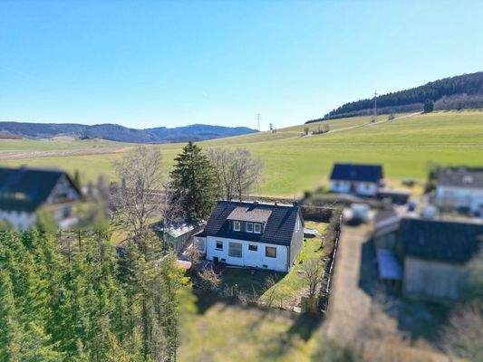 Hausansicht von hinten