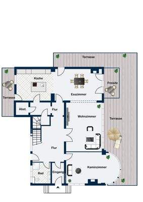 Grundriss Erdgeschoss