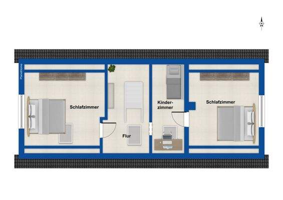 Grundriss - Dachgeschoss