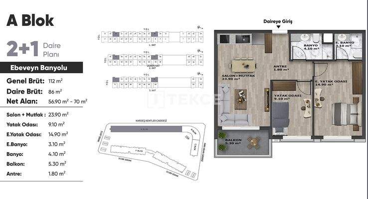 Investment Opportunity Apartments in Antalya, Aksu