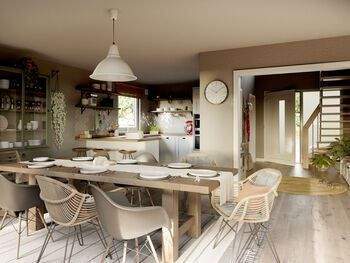 Stadtvilla 145-Essbereich