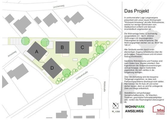 Lageplan Wohnpark Amselweg in LA