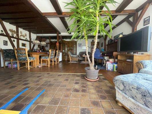 Teilansicht vom Wohnzimmer im Untergeschoss