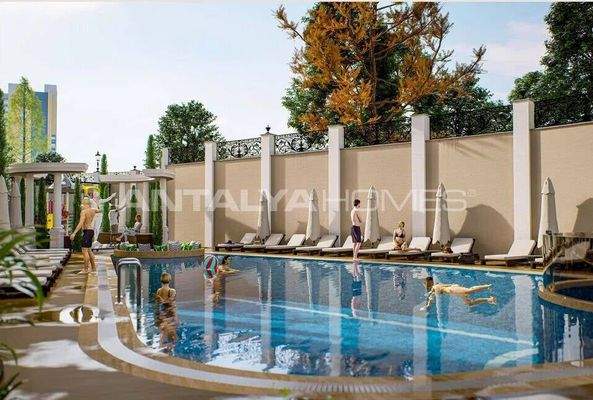 Elegant Flats for Sale 900 m from the Beach in Alanya