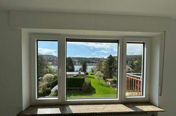 Blick aus der Wohnung