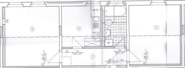 Grundriss der Wohnung