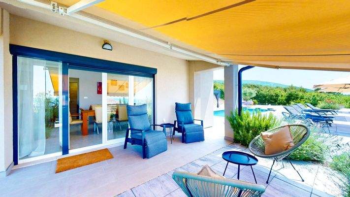 Terrasse - Haus unten