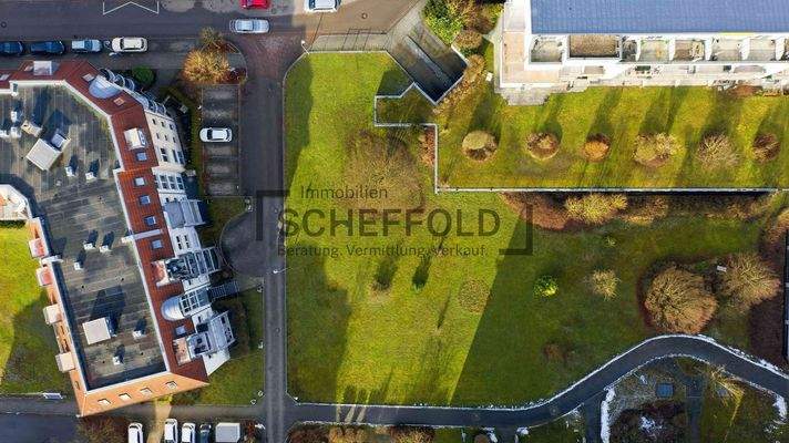 Grundstück Vogelperspektive