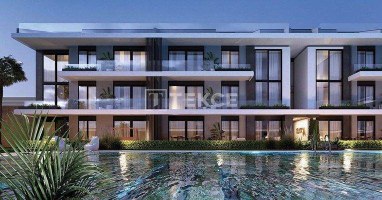 New Apartments with Shared Pool near the Beach in Kuşadası