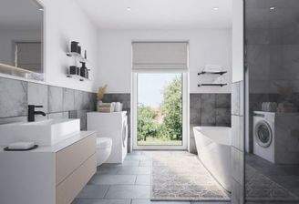 Beispielhafte Darstellung Badezimmer