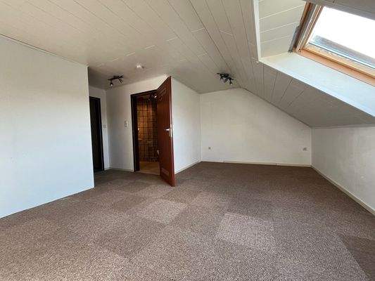 Unterm Dach steht weiterer Wohnraum zur Verfügung