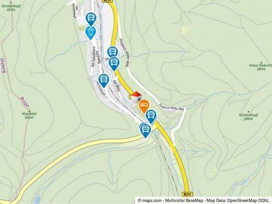 Geolyzer Kartenausschnitt