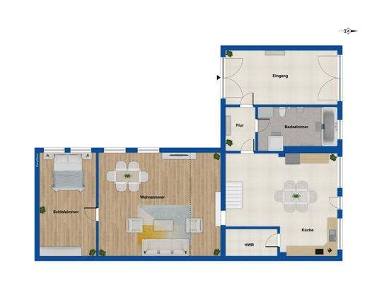 Grundriss Erdgeschoss 