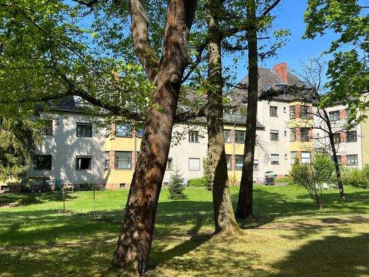 Die Wohnanlage Gartenseite