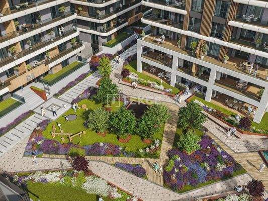 Apartments in İstanbul within a Complex with Facilities
