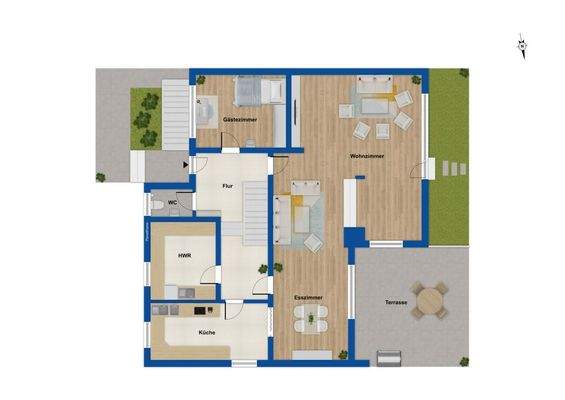 Grundriss - Erdgeschoss