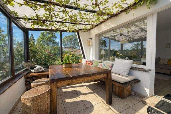 Überdachte Terrasse