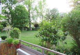 Blick vom Balkon