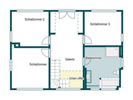 Grundriss Obergeschoss