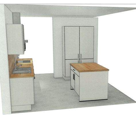 Muster: Einbauküche