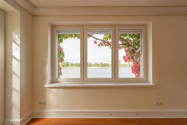 Blick aus dem Wohnzimmer