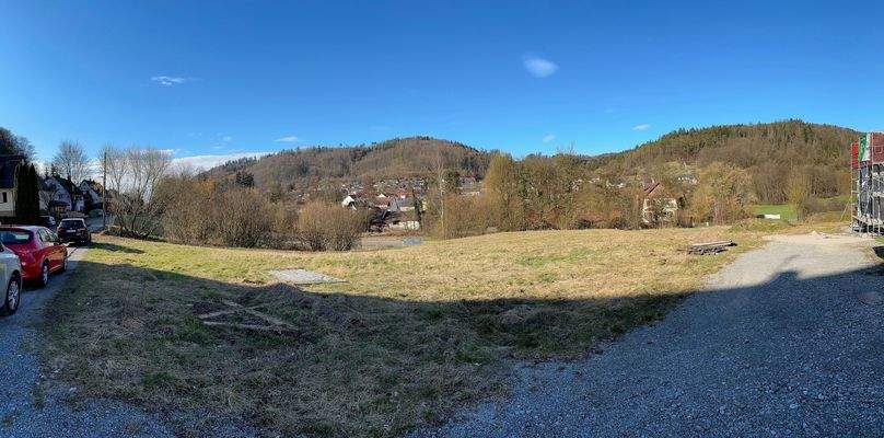 Ansicht für 3 Reihenhäuser