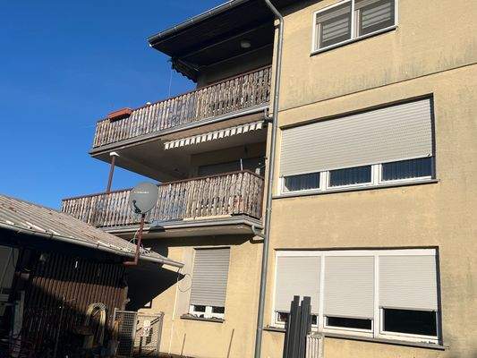 Hinterhaus rechts Balkone