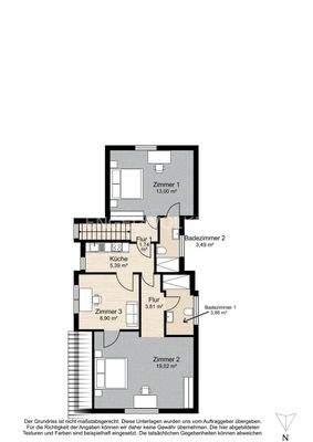 Obergeschoss vermietetes Haus