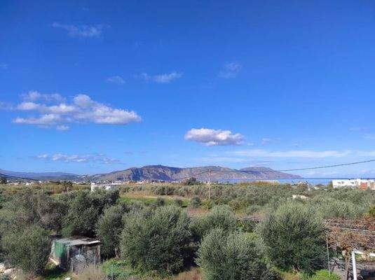 Kreta, Dramia: Einfamilienhaus mit Meerblick und Pool zu verkaufen