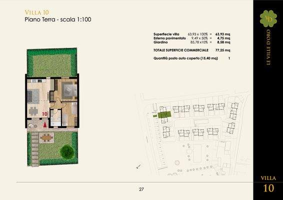 Planimetria Villa 10