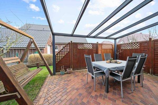 Überdachte Terrasse