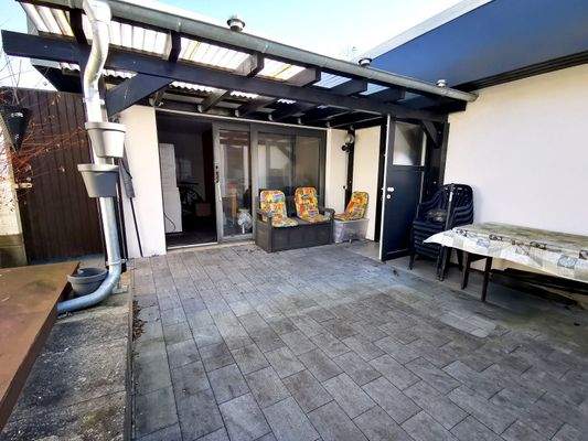 Terrasse Saunabereich