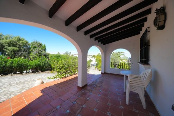 Überdachte Terrasse