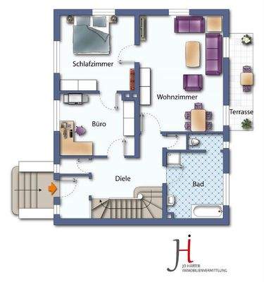 Beispielhafter Grundriß EG