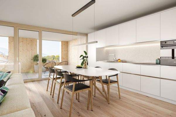 Muster: Koch-Ess-Wohn-Bereich