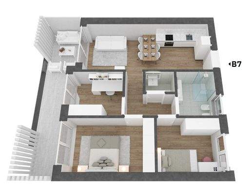 Brixen-Neubau-Luxus-Penthous-Immobilien-Plose-Wohnung-Garten-Wandern-Berge-Stadt-Bischofsstadt-White-Residence-Bressanone-Nuova Costruzione-Attico-di-lusso-Immobili-Plose-Appartamento-Giardino-Escursioni-Montagna-Città-Città Vescovile-Residenza Bianca