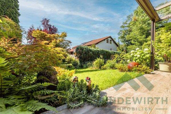 Ausblick in den Garten