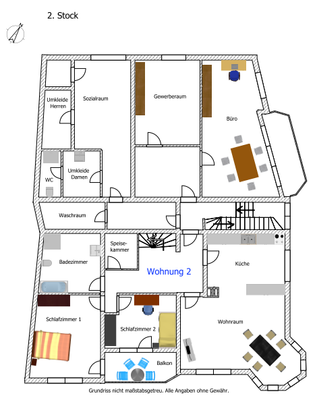 Grundriss - 2. Stock
