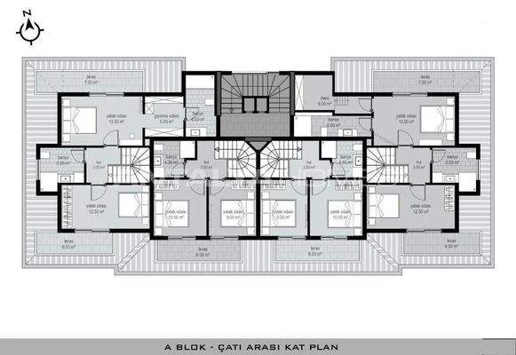 Stylish Flats with Pool and Gym near the Beach in Alanya