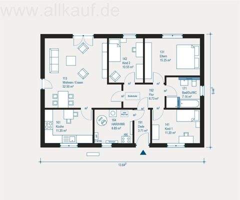 Grundriss Erdgeschoss