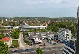 Stadtansicht mit Gebäuden