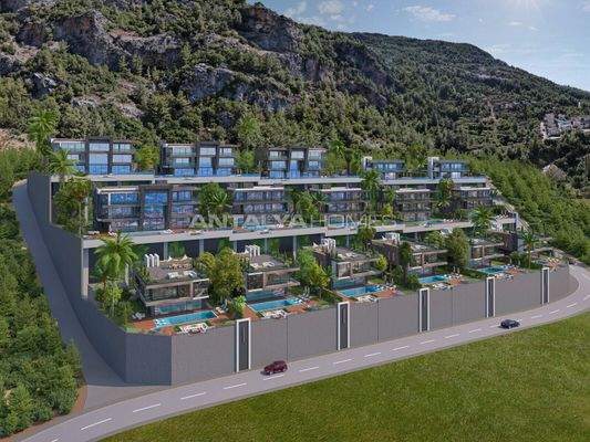 Sea-View Villas with a Private Pool in Alanya Antalya