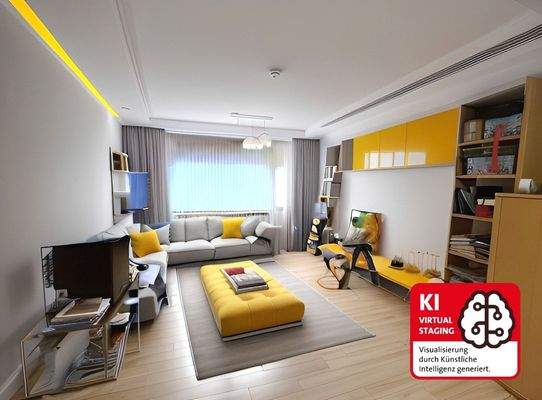 Wohnzimmer Obergeschoss - KI-generiert