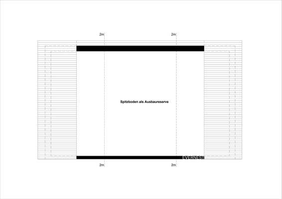 Dachgeschoss ohne Ausbau