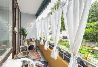 Loggia mit Westausrichtung