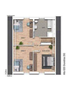 Grundriss Dachgeschoss