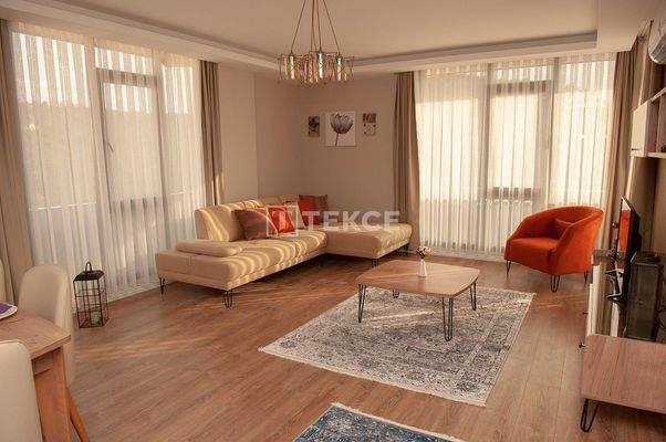 Furnished Flats in a Complex in Trabzon Kalecik