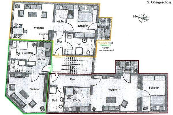 Grundriss 2. Obergeschoss