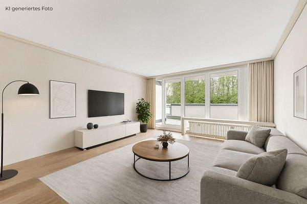 Wohnzimmer- KI generiert